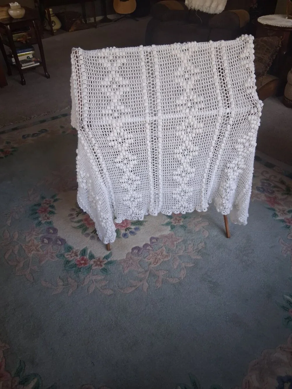 Cozy Hand‑Crocheted Cotton Throw 54